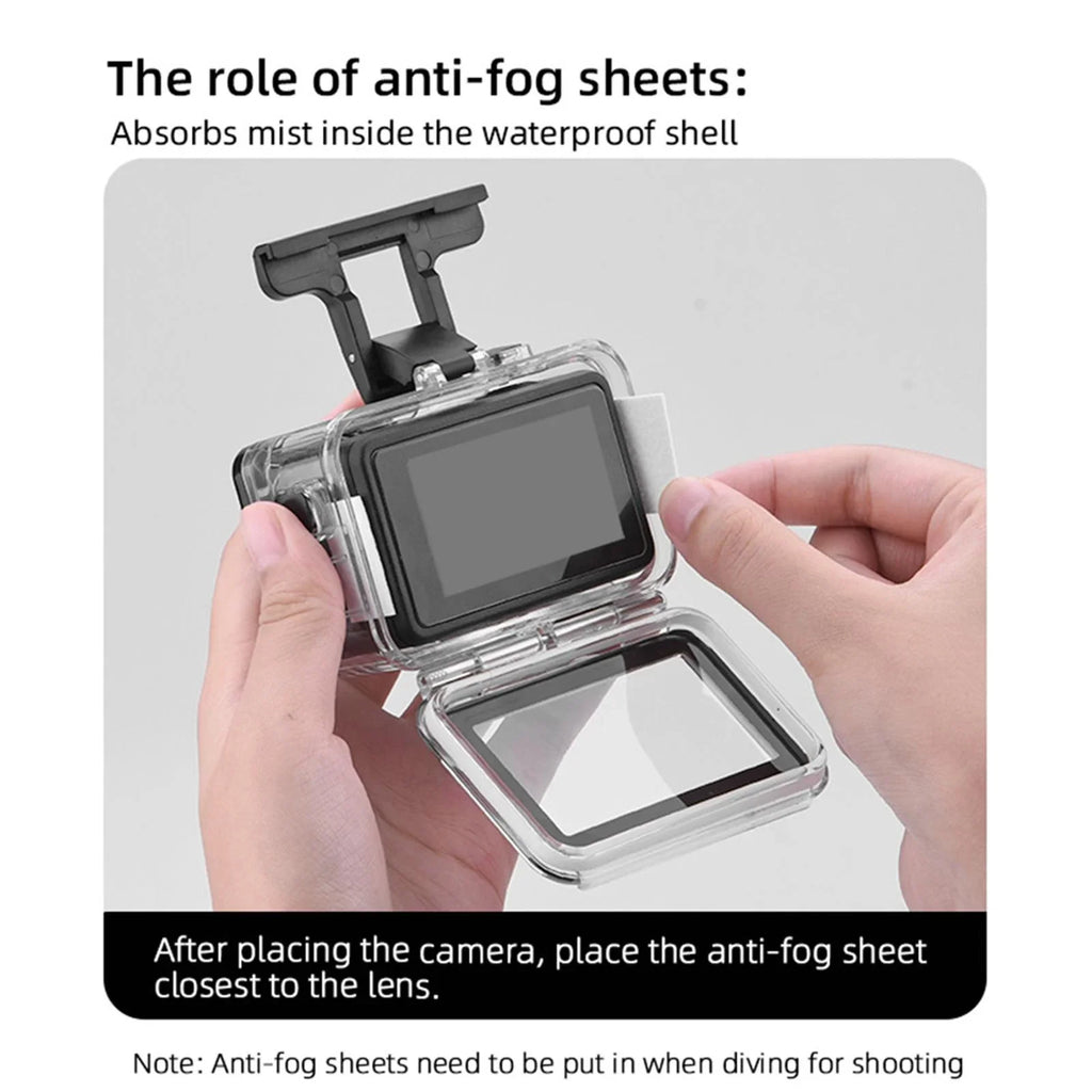 4 PC Stainless DJI Transparent Case Diving Action Waterproof Steel for 3 Case Camera