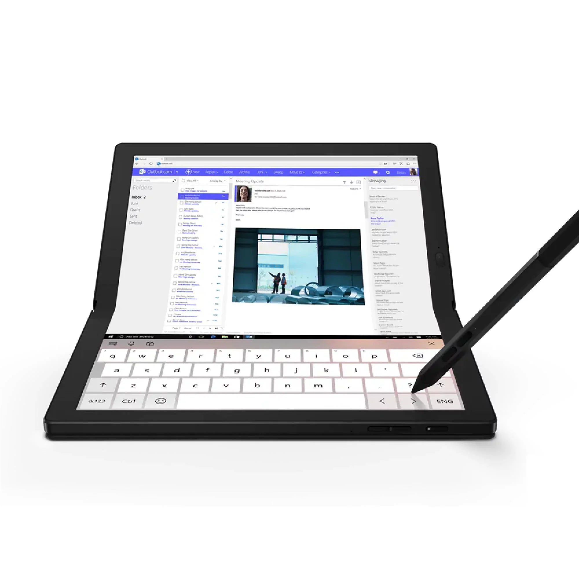13.3" 512GB W10P Laptop X1 Restored Core Touch Fold 8GB i5-L16G7 G1 Thinkpad SSD Lenovo (Refurbished)