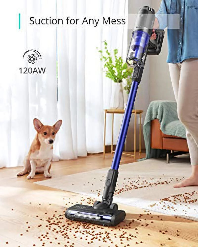 Power, Battery, Lightweight, eufy Carpet Suction Cleaner, Floor Detachable S11 Anker, Cordless Vacuum to Go, Hard HomeVac by Cordless, Stick 120AW Cleans