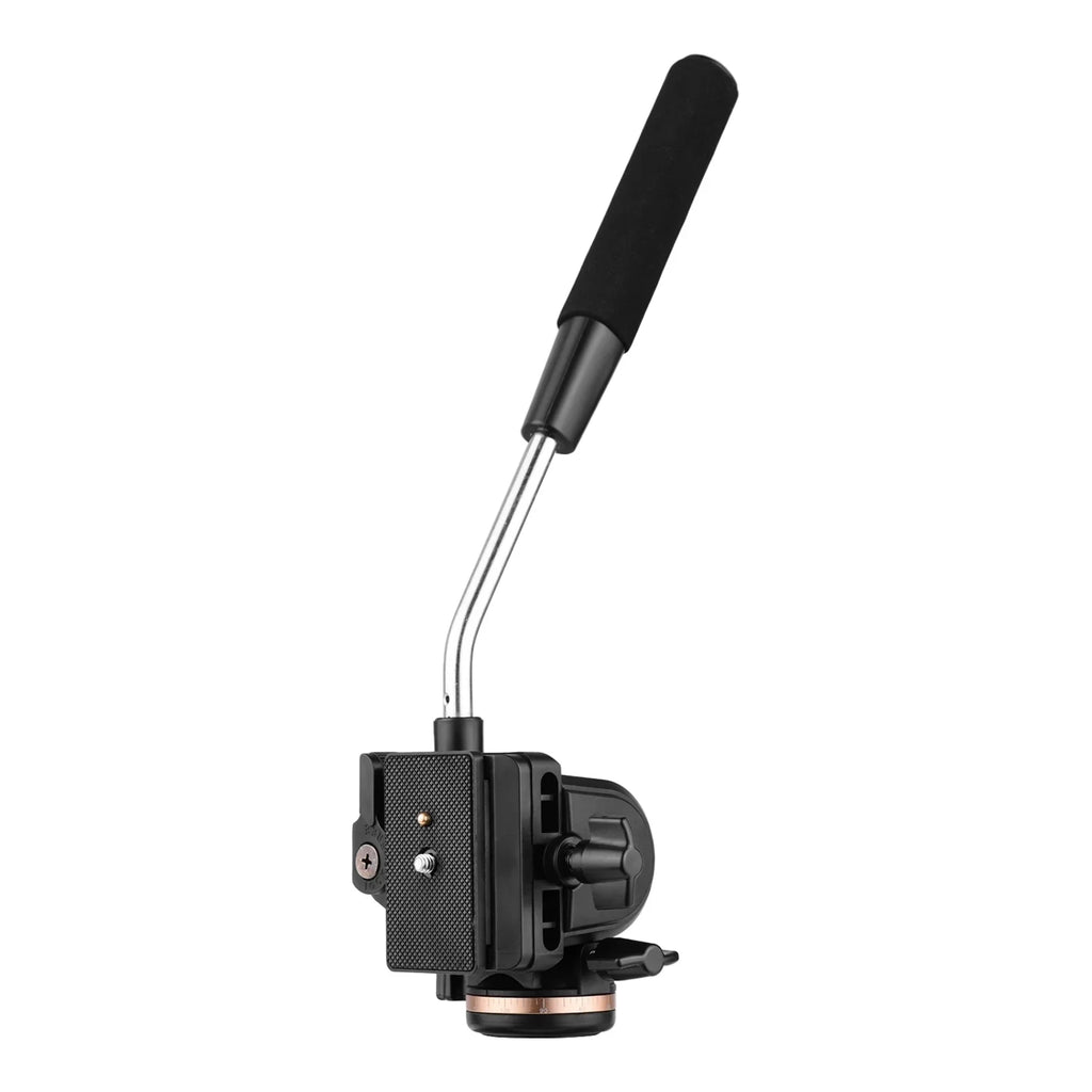 6kg 1 Compatible Professional Tripod Pan Video Release Drag Capacity 4 DSLR Plates Quick Load Inch Damping Fluid Camera with Head with Head Handle Docooler Cameras Camcorders