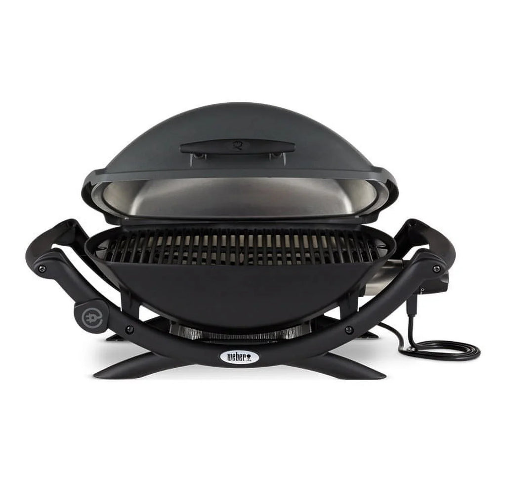 and (Black) Grill Grill with Bundle Q Cover Weber Cart Electric 2400