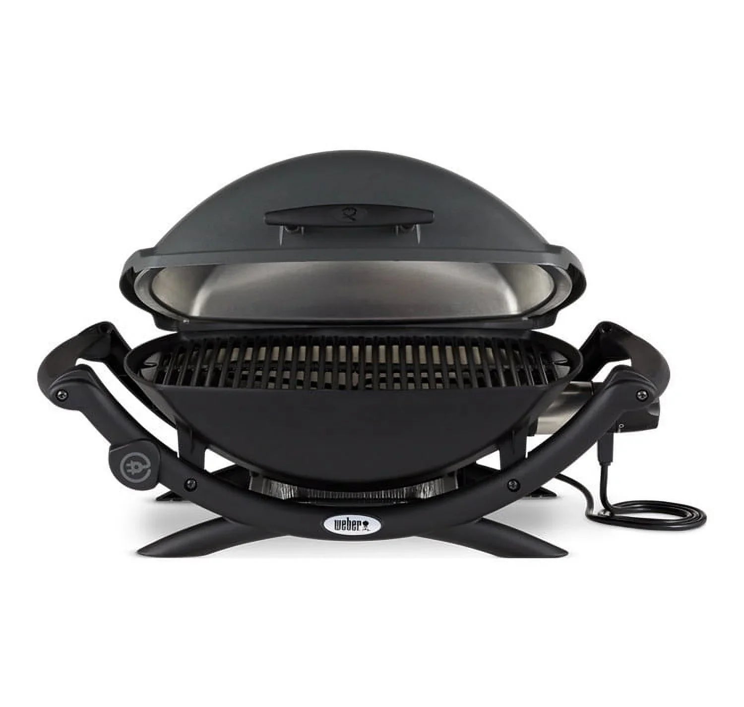 and (Black) Grill Grill with Bundle Q Cover Weber Cart Electric 2400