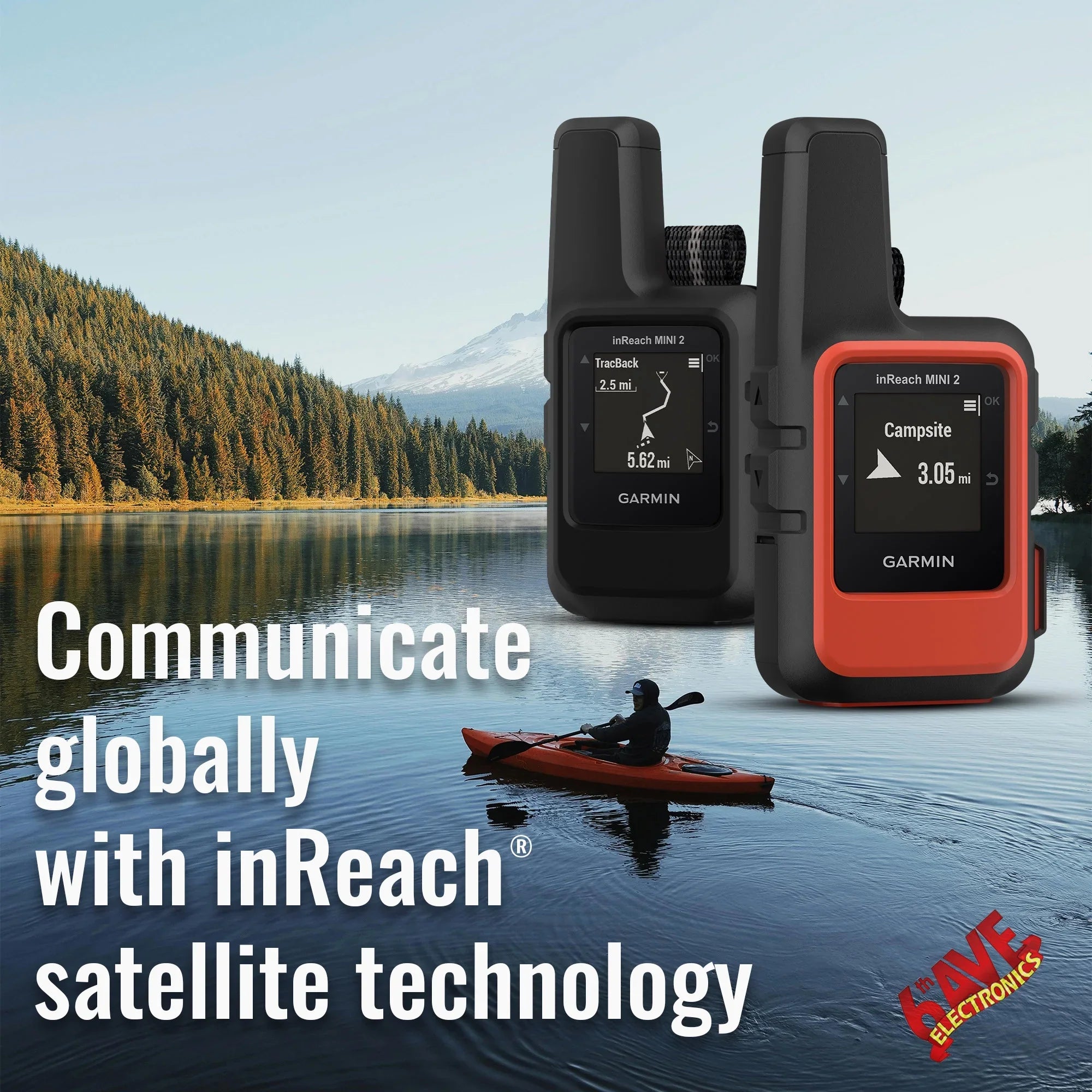 Adapters inReach Satellite (Black) Power with 2 Communicator Garmin Mini