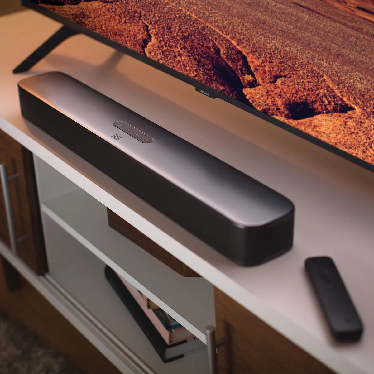 Compact JBL Bluetooth 2.0 Bar 2-Channel with All-In-One Soundbar