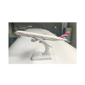Stand Alloy Airbus A380 with ABS British with Diecast parts Toy Replica Airways Model plastic