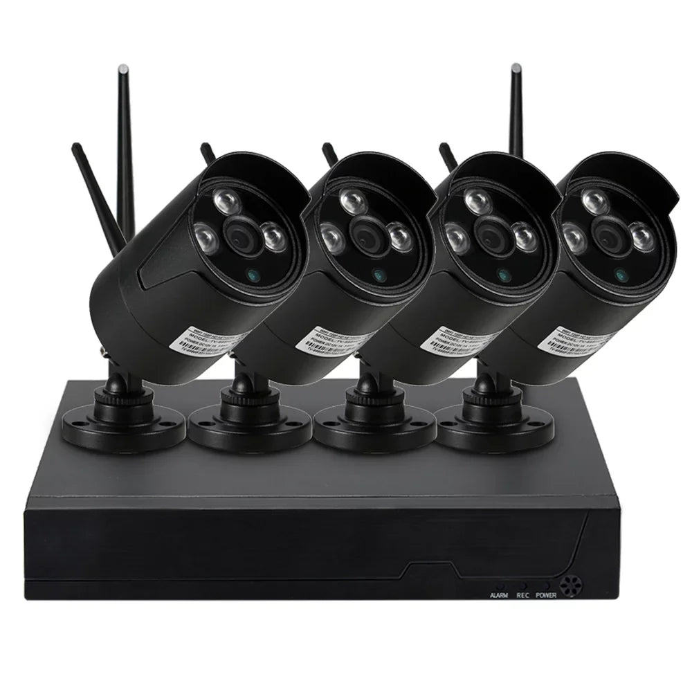 Ip Waterproof Wifi 1080p Camera Wifi 4ch Wifi Wifi With Wifi Vision 4pcs Ip Wifi Nvr P2p Ir-cut Support 1080p 4pcs Webcam,Vision Waterproof 1080p Webcam P2p 1.0mp Kit