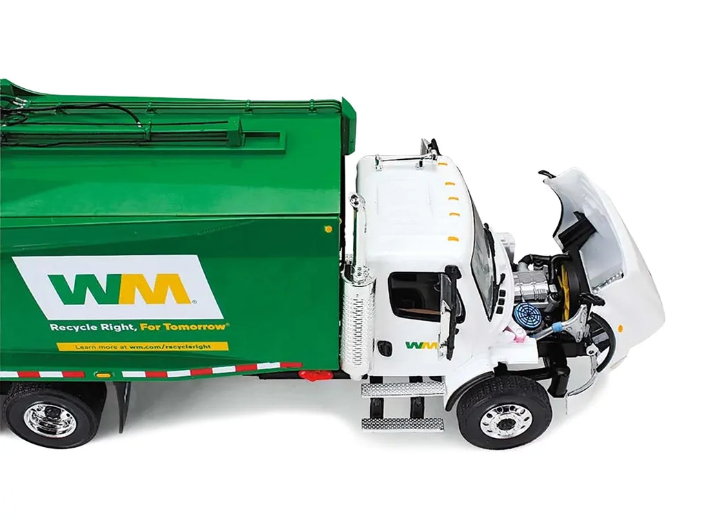 Diecast "Waste Truck with First Model Garbage with Rear Freightliner Gear Management" 1/34 McNeilus M-2 Loader Garbage by Bins