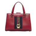 Pre-Owned Gucci Leather Red Unisex Calf Sylvie Authenticated Satchel (Good)