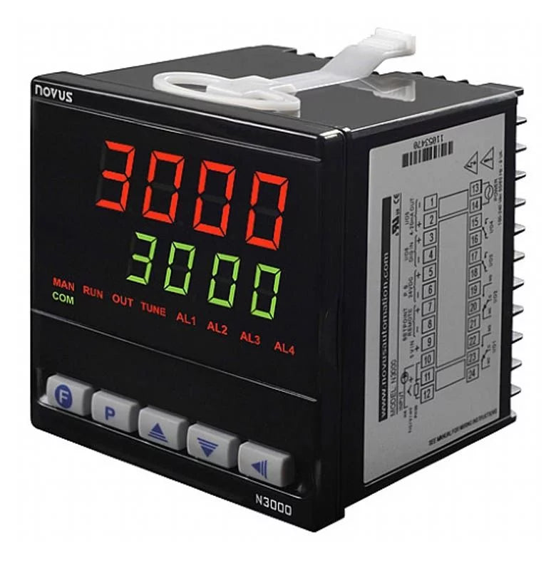 8300200224N3000 relays, DIN RS485 NOVUS 1/4 24V Process USB controller, 4