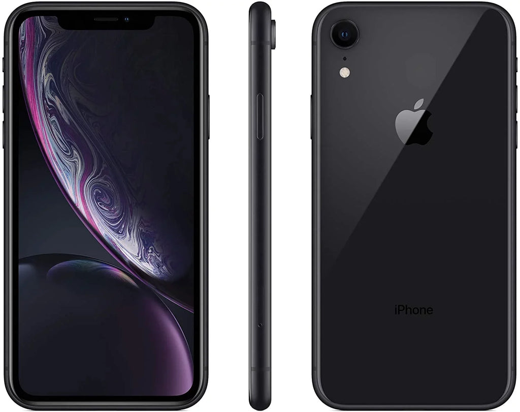 w/ Black XR (Refurbished) iPhone Wireless (Grade Unlocked) Apple A1984 (Fully Charger Restored A) 64GB