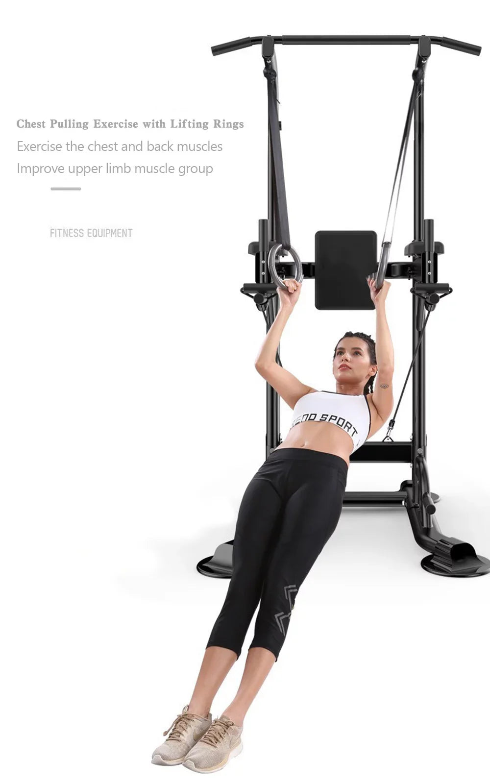& Stands Training Dip Gym Strength Pull-Up for Tower Bars Power Squat Home Bar