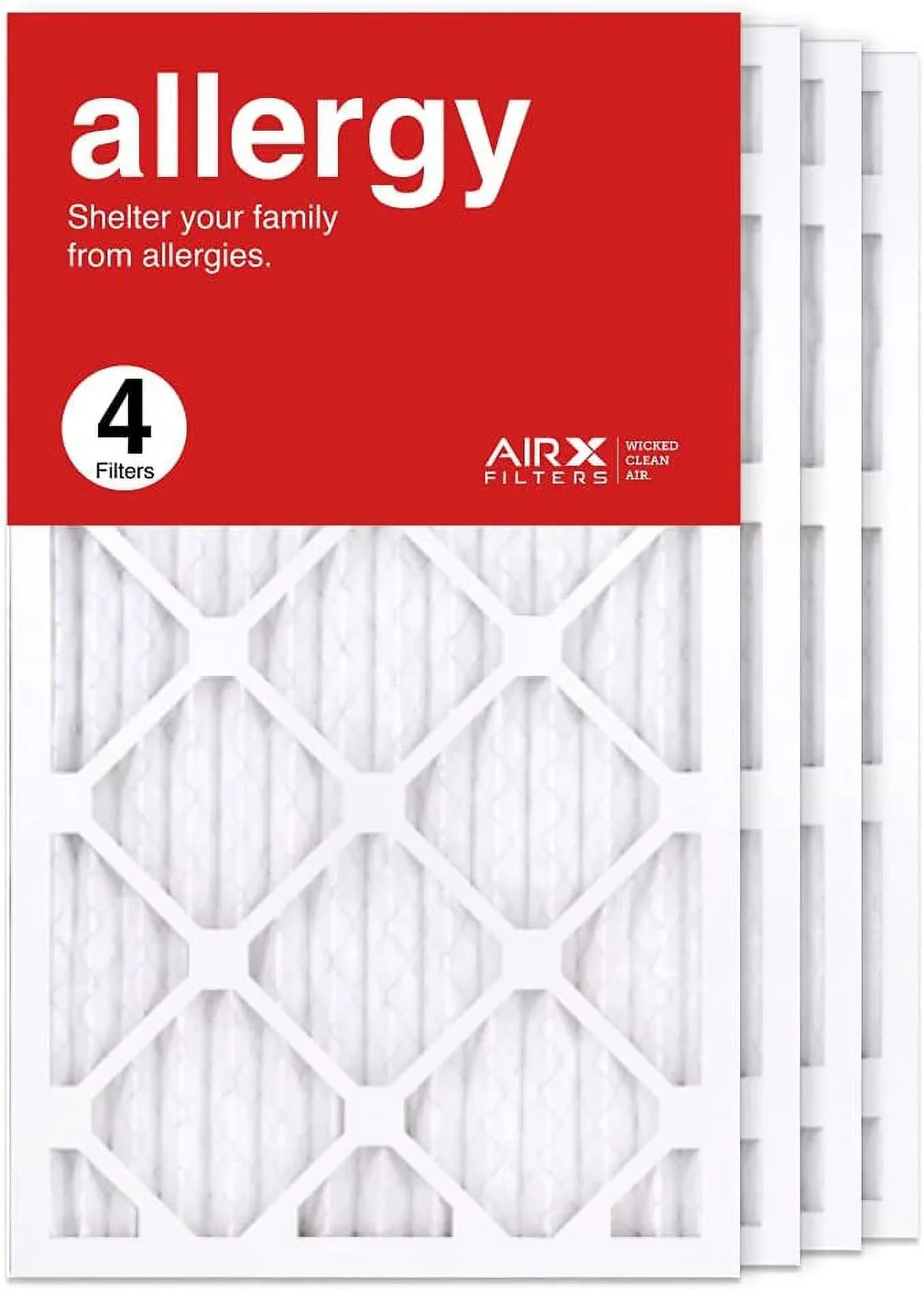 14x25x1 Air 4-Pack AIRx ALLERGY Filter,