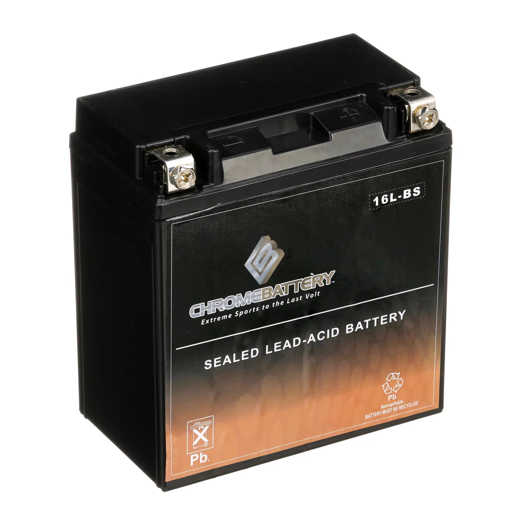 12 Battery for Chrome Volts,14 Cca) 230 Polaris Jet Ah, Battery Ski Ytx16l-bs (16l-bs
