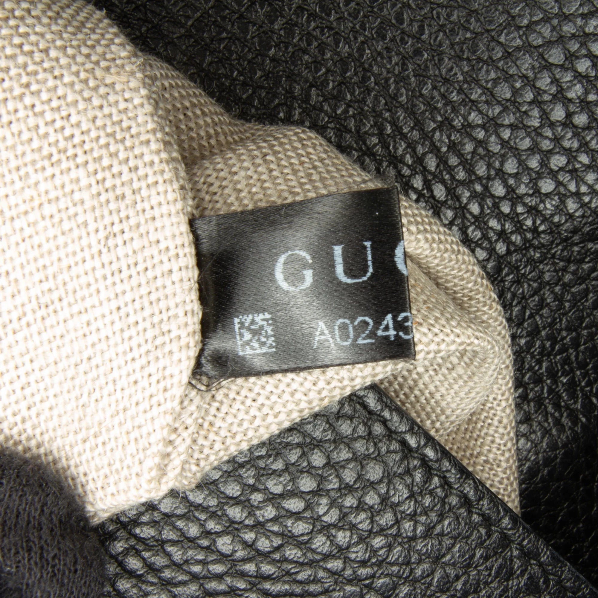 Crossbody (Good) Medium G Authenticated Gucci Unisex Pre-Owned Black Leather Interlocking Bag Calf Dollar