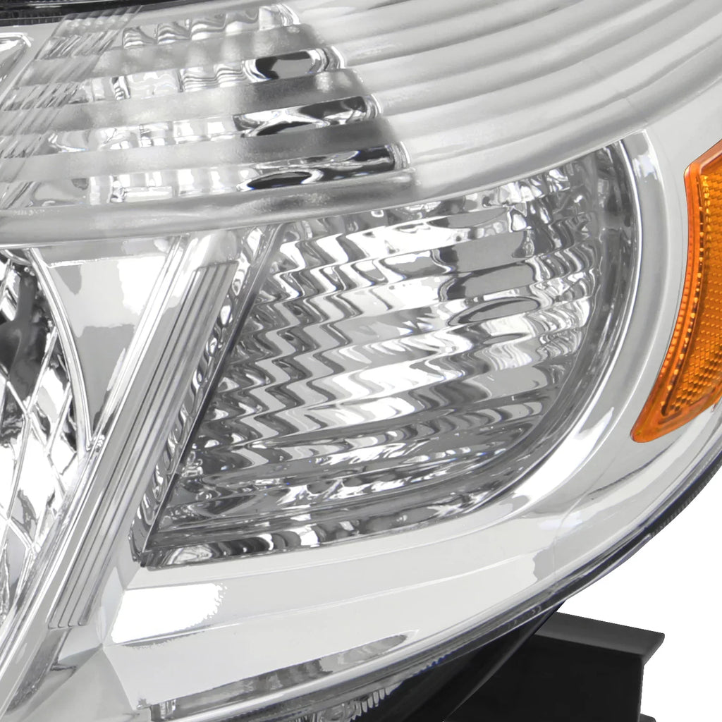 [Halogen Fits Chrome 2010 2008 highlander Type] - Headlights Left+Right 2009 Replacement Pair Toyota AKKON