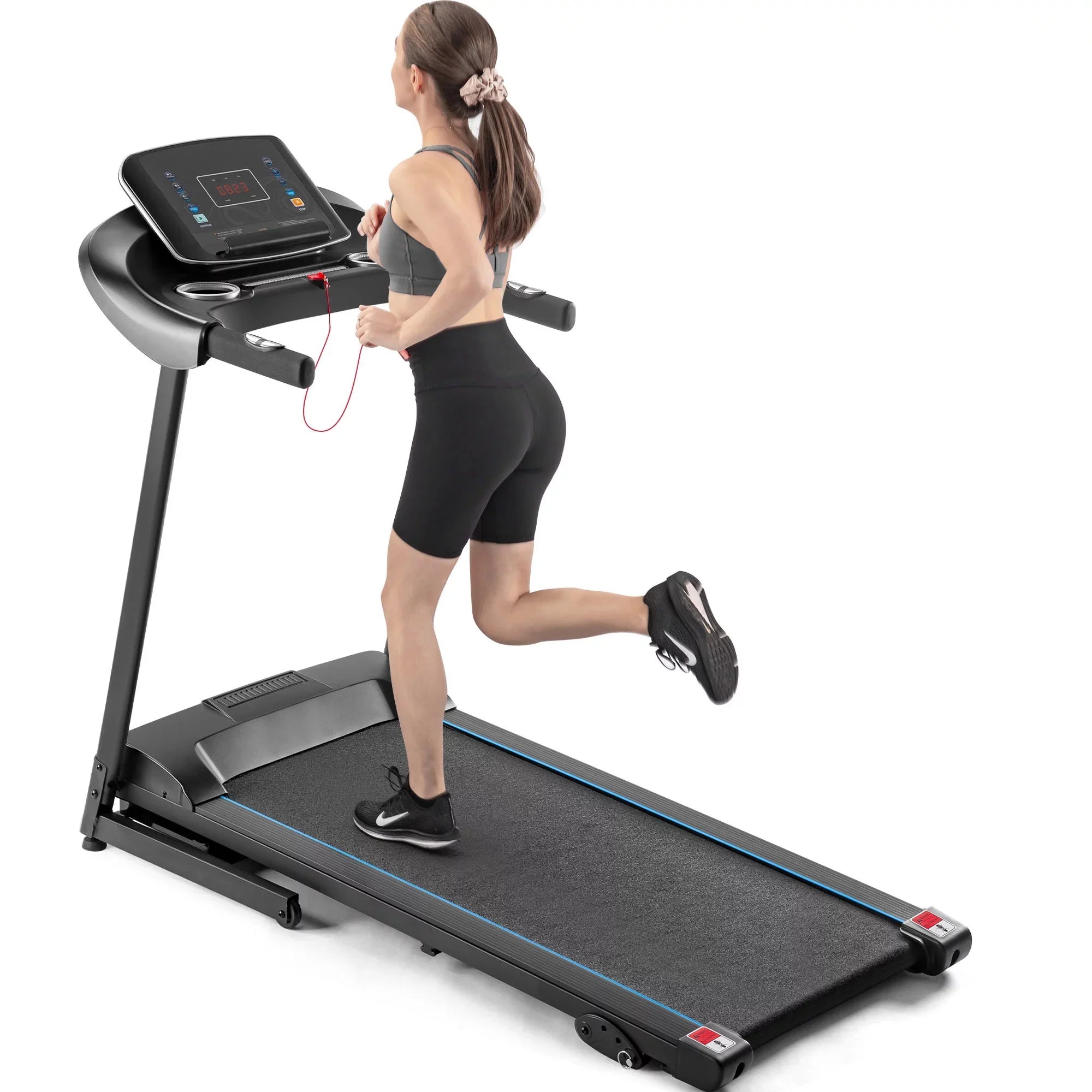 Electric Motorized with for 10 aixvx Speakers, Max. Home and Treadmill Incline MPH Audio Gym