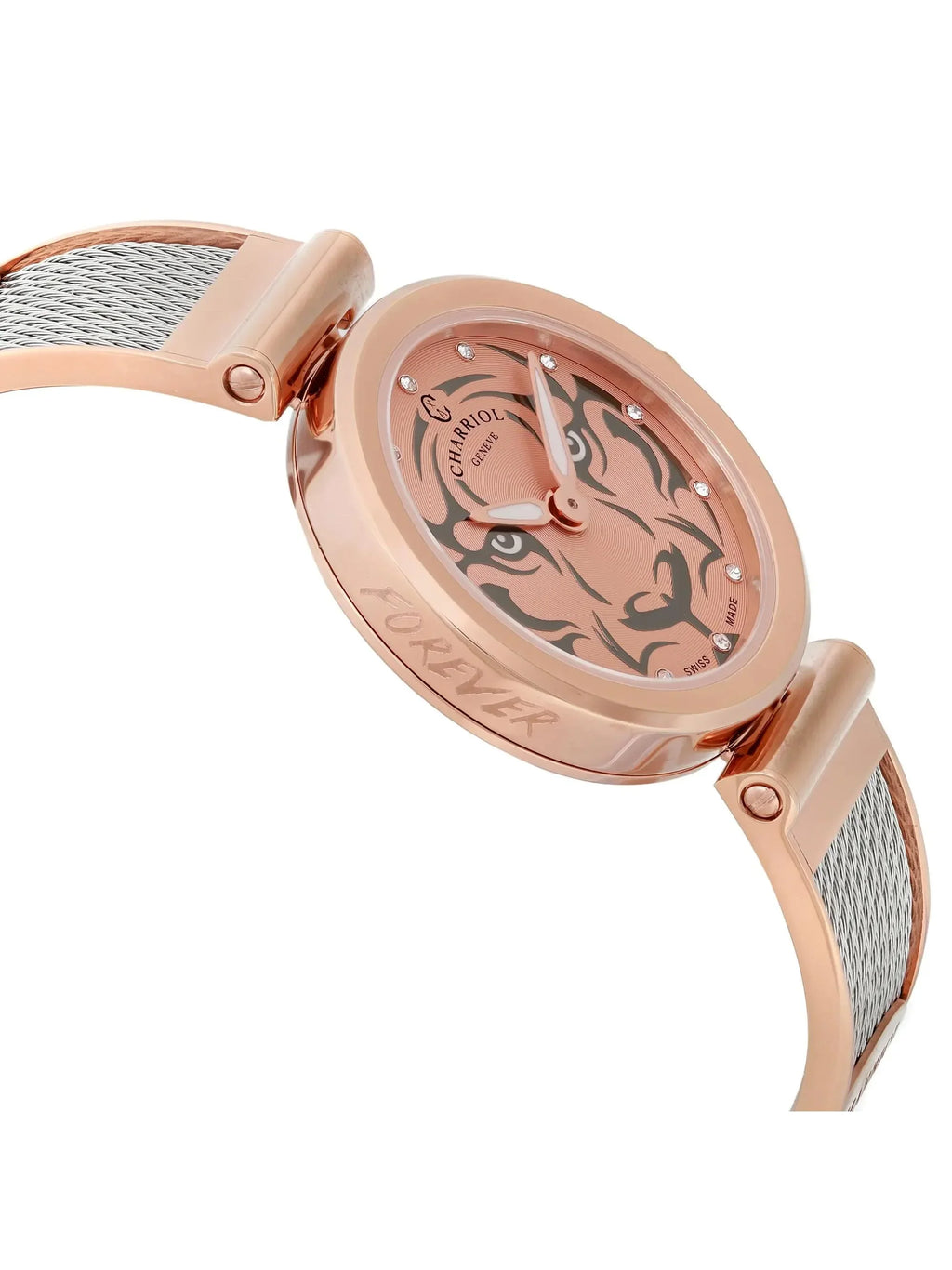 (Like Ladies Steel Forever New) Watch Pre-owned Tiger Charriol FE32.102.029