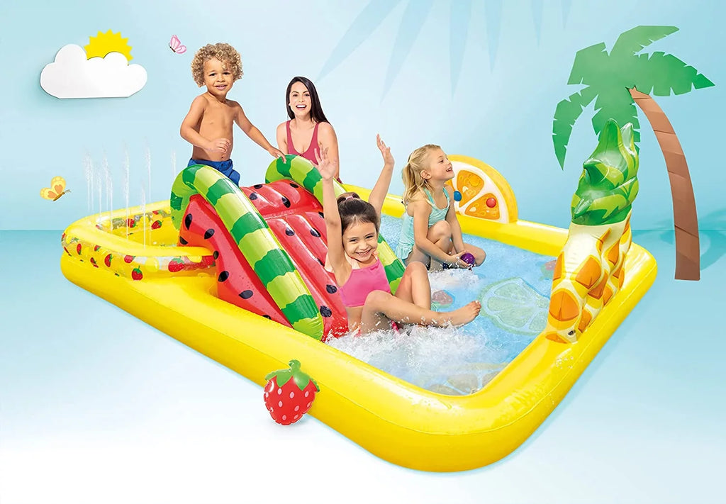 Multicolor for Center, Inflatable Ages Fruity Play 2+,