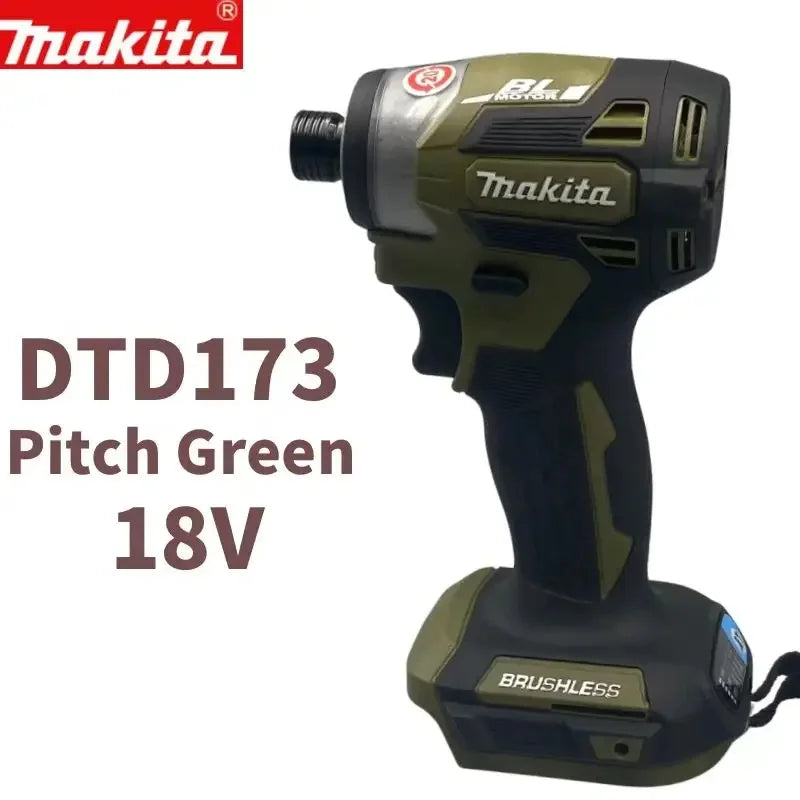 Makita DTD173 Impact Electric LXT 18V BL Driver (Tool Motor Only)-Green Drill Cordless Brushless