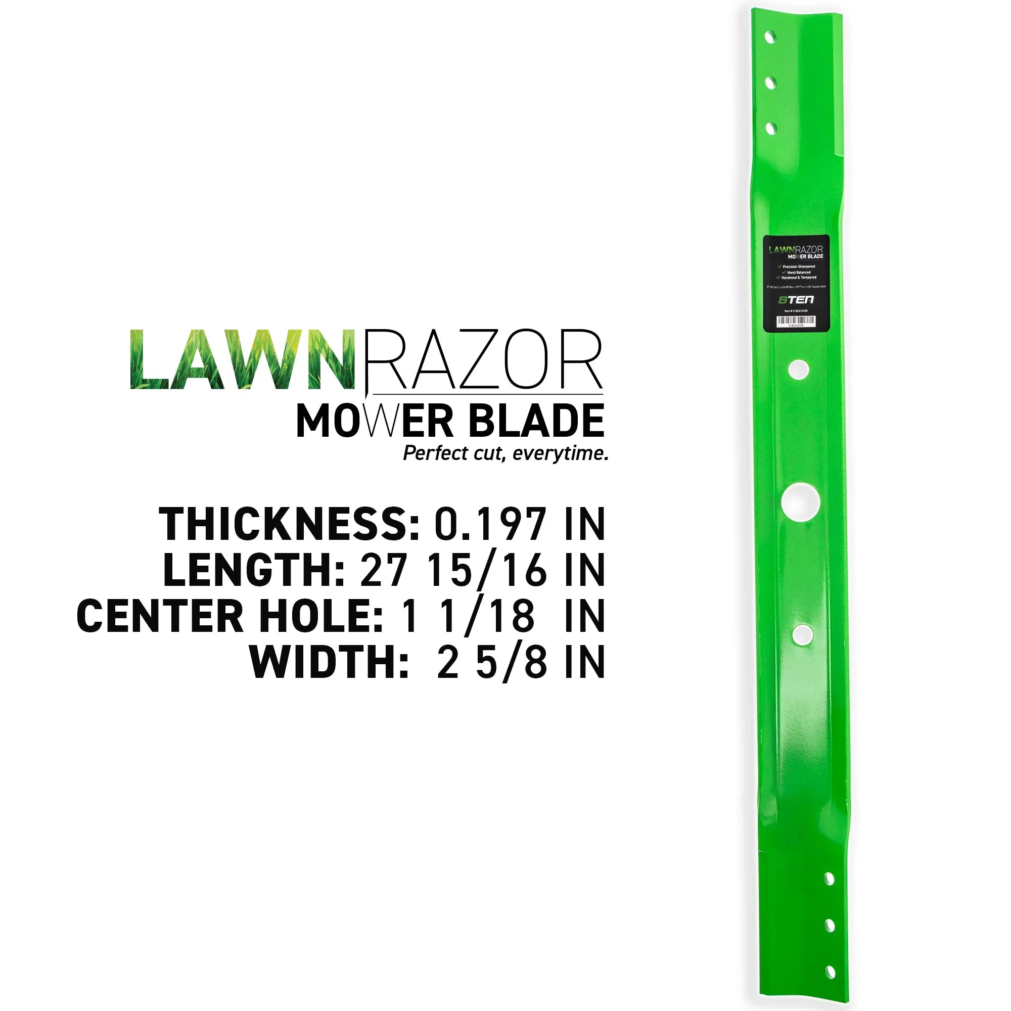LawnRAZOR 810-CBL2327D 28 for 7019515 3 Blade Pack Snapper Lift inch High