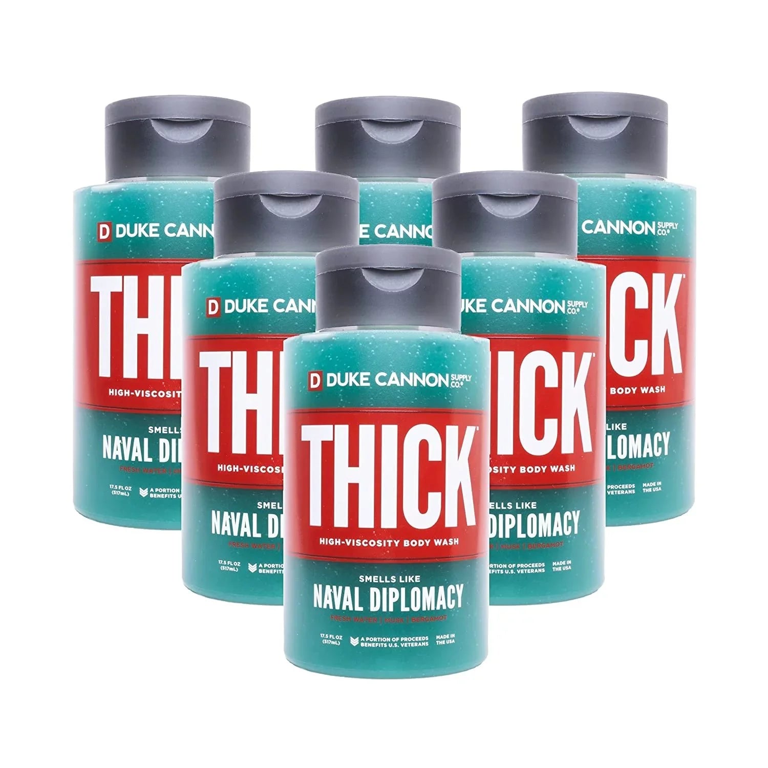 Oz Co. for Smells Men Fl Pack Wash - Diplomacy, 6 Like Supply Cannon Naval THICK High-Viscosity 17.5 Duke Body