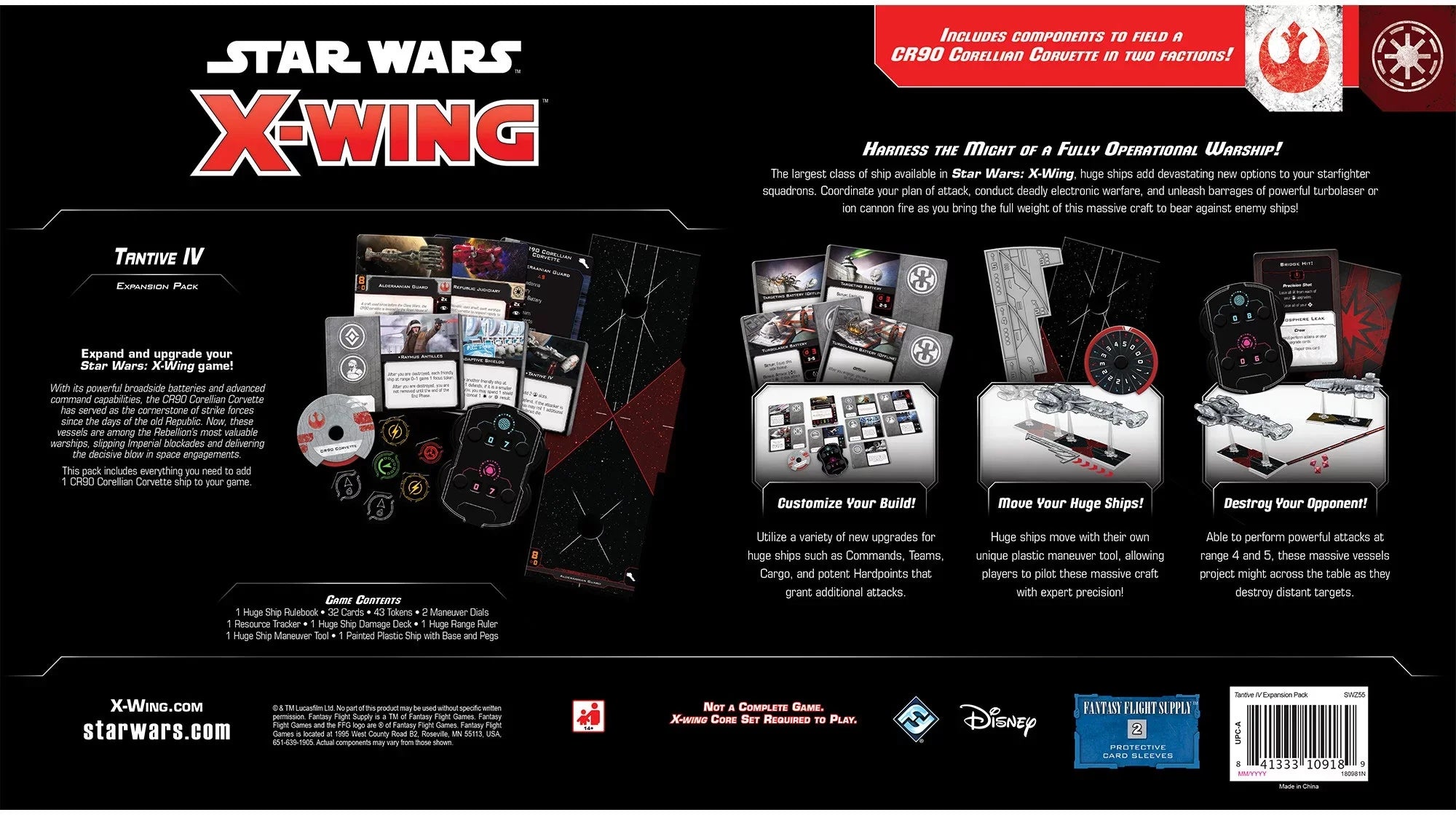 '- IV Wars: Edition) Tantive x-Wing Expansion (2nd Star Pack
