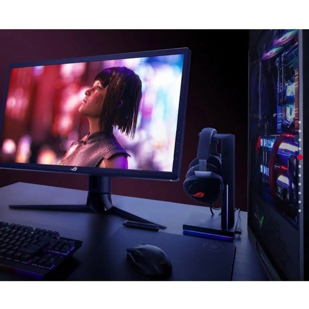 DisplayPort, DisplayHDR UHD Monitor (3840 400, Blur, Motion 2160), Eye G-SYNC (XG27UQR) HDR ASUS - 90%, Extreme Care, Gaming ROG 1ms, 27" IPS, 4K x 144Hz HDMI, DSC DCI-P3 USB Strix Compatible, Low 3.0