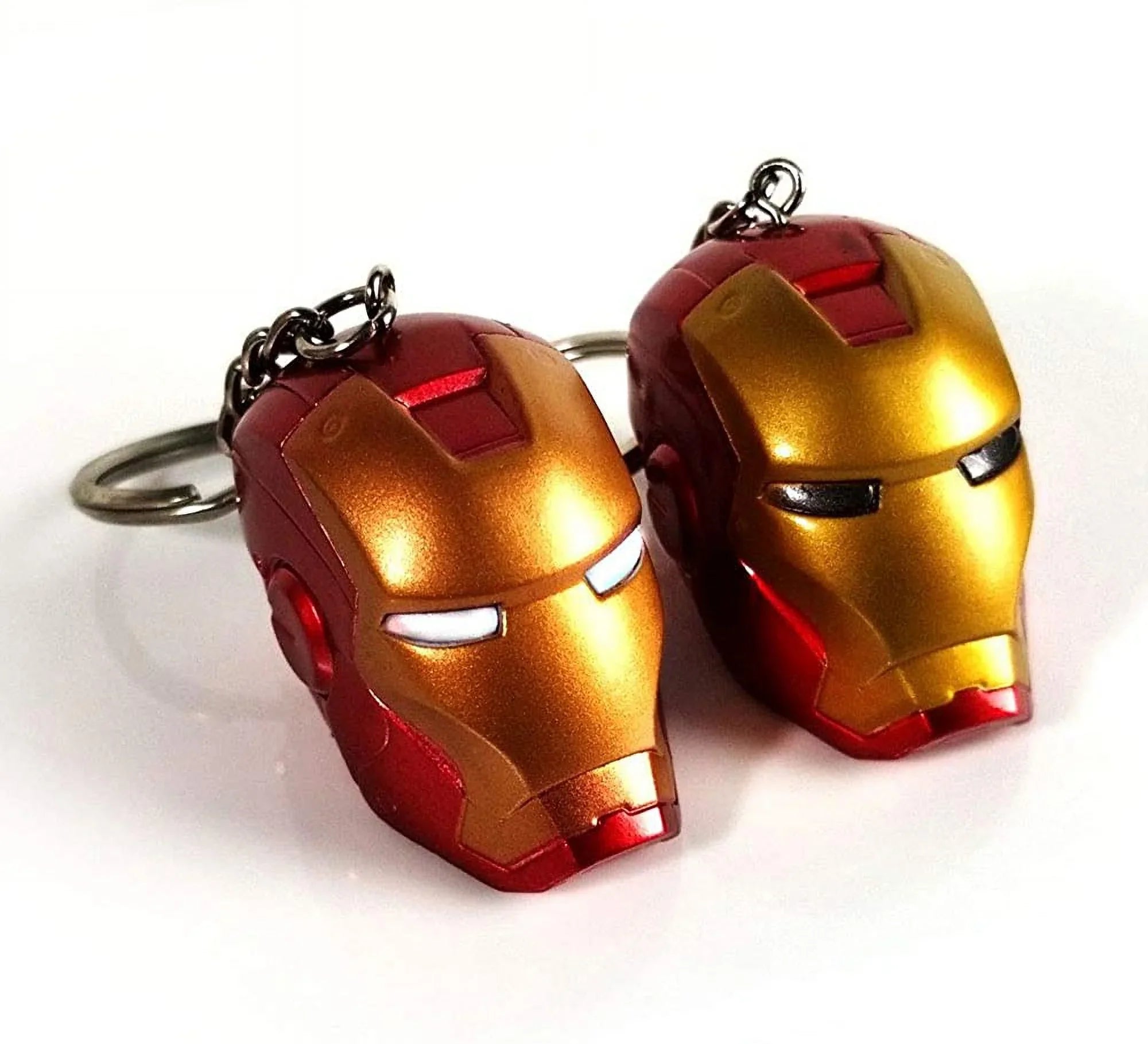 Helmet Superhero Keychain Key Ring Style Figure GFDay Man Iron