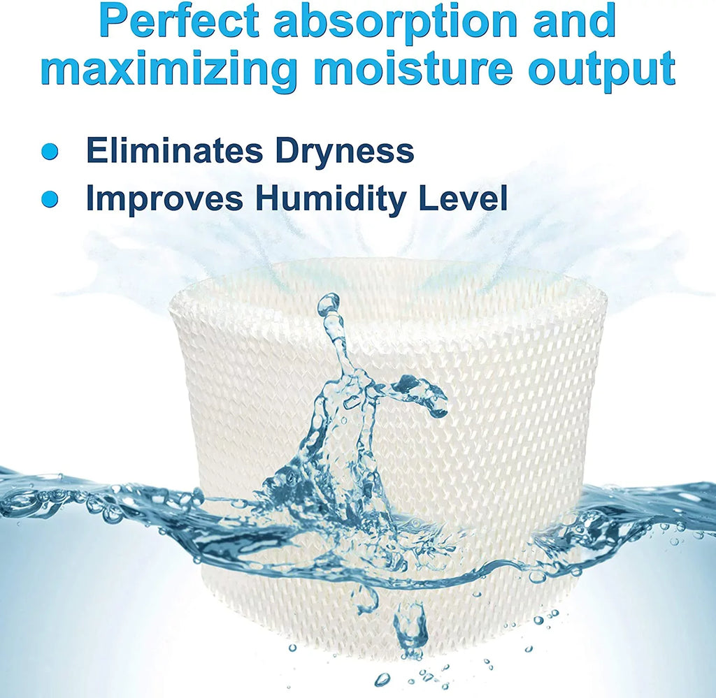 BCM3600 BCM3855 HQRP Humidifier BCM3656 BWF75 SWF75 Bionaire W15 Filter 3-Pack BCM3955 W12 W14 for