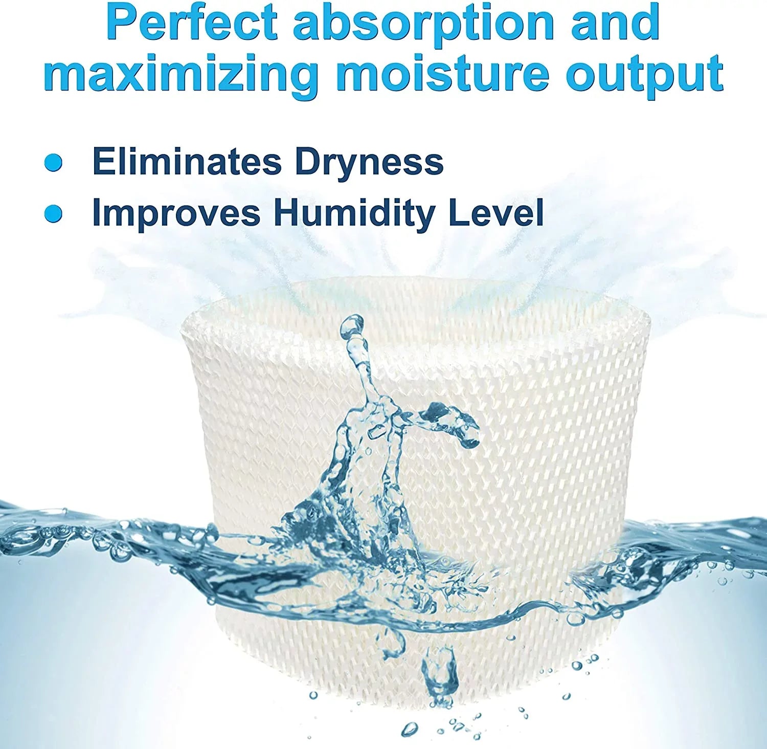 BCM3600 BCM3855 HQRP Humidifier BCM3656 BWF75 SWF75 Bionaire W15 Filter 3-Pack BCM3955 W12 W14 for