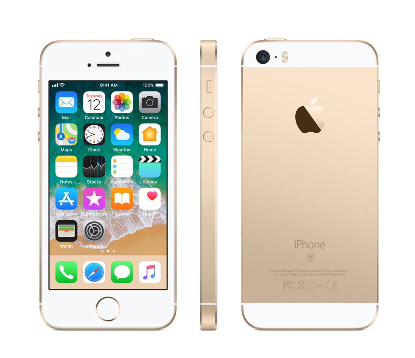 Only) (Refurbished) 16GB (1st Gen) Restored Apple A1662 SE iPhone (AT&T Gold
