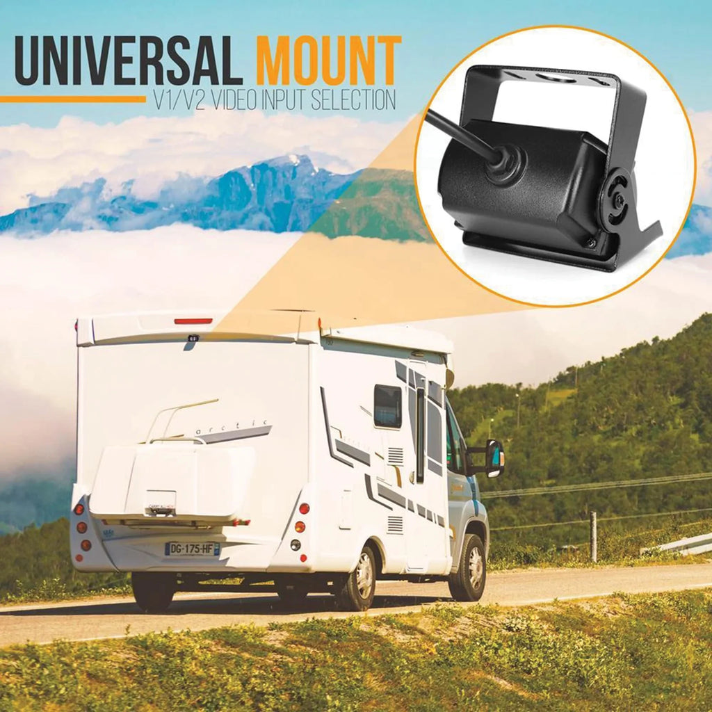 Night IR Monitor System Weatherproof and with 7" PLCMTR71 with Pyle Commercial-Grade Vision Camera Camera Backup