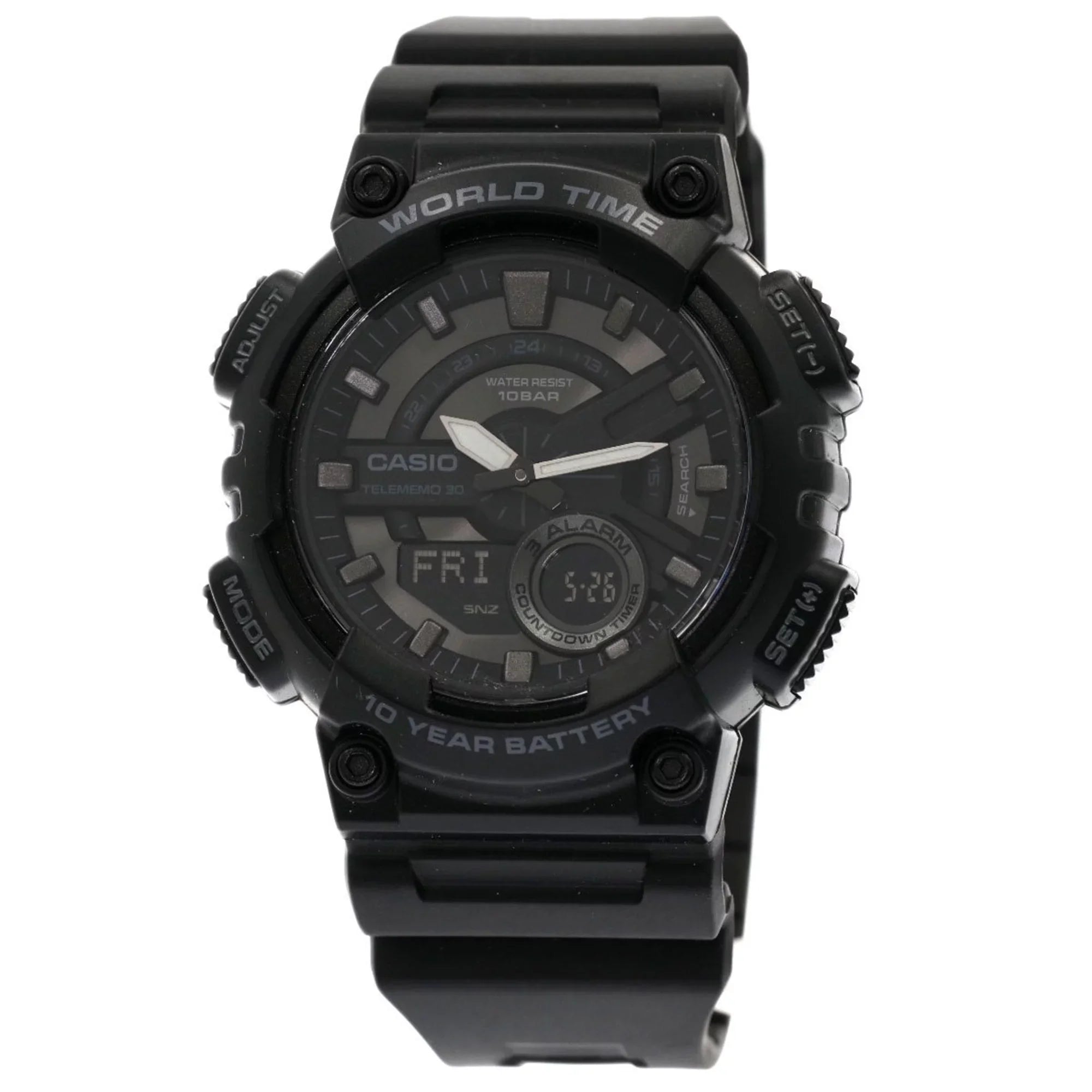 Men's AEQ-110 Casio Watch Pre-Owned (Good) CASIO Stainless Steel/Rubber