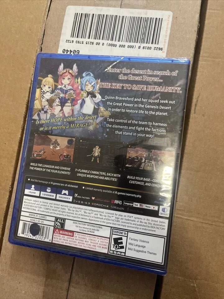 of - NEW Alchemist (PS4) Arc BRAND - US RARE Version