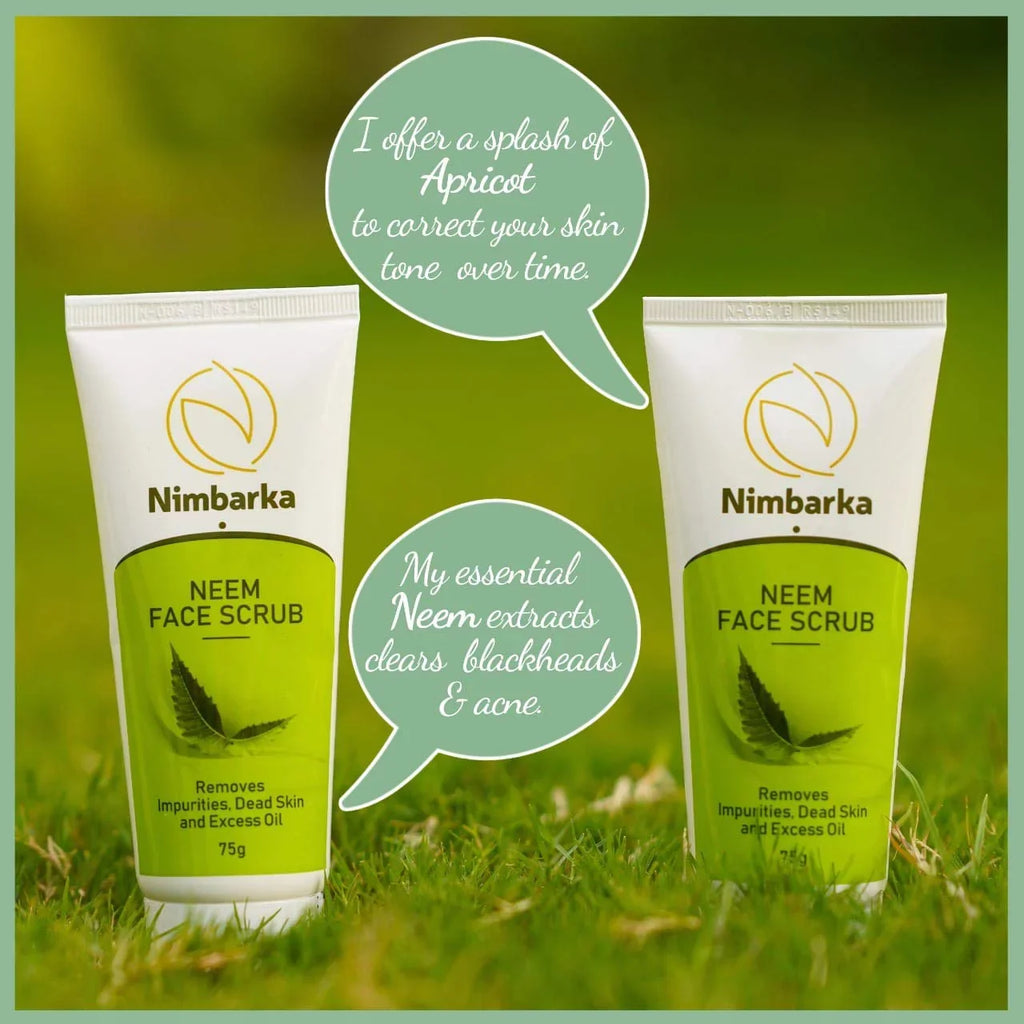 Neem Nimbarka Face and 85gm Scrub Handmade Neem Soap 125gm