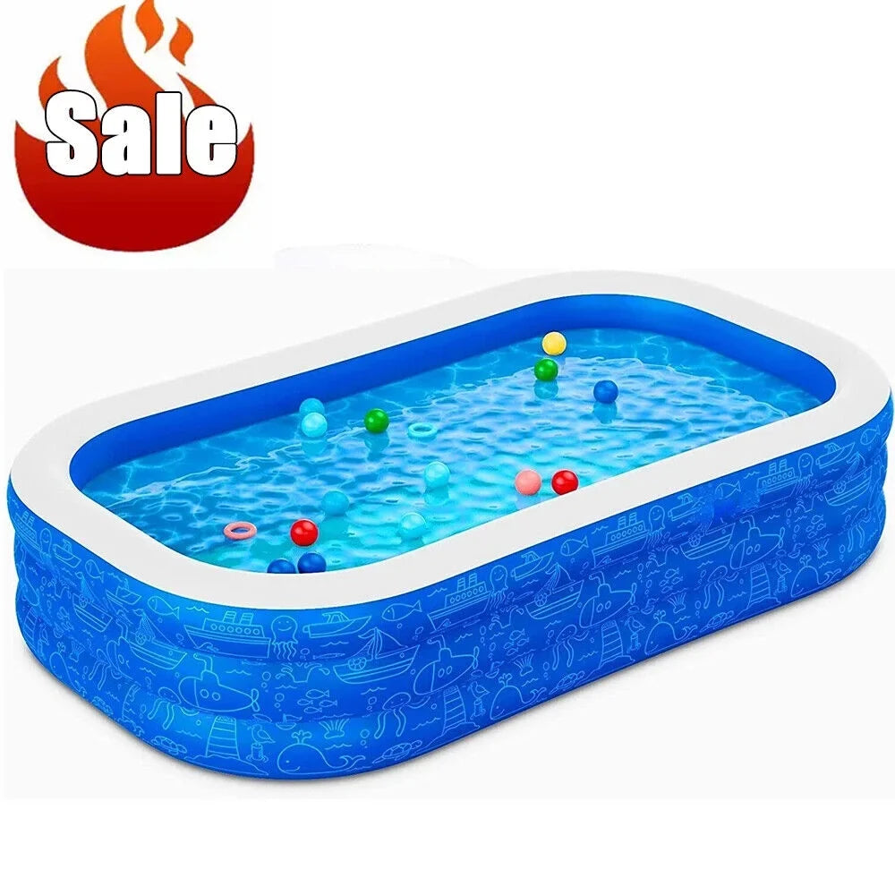 Above Kids Inflatable pump Swimming US Family Air Outdoor Pools Pool With Ground