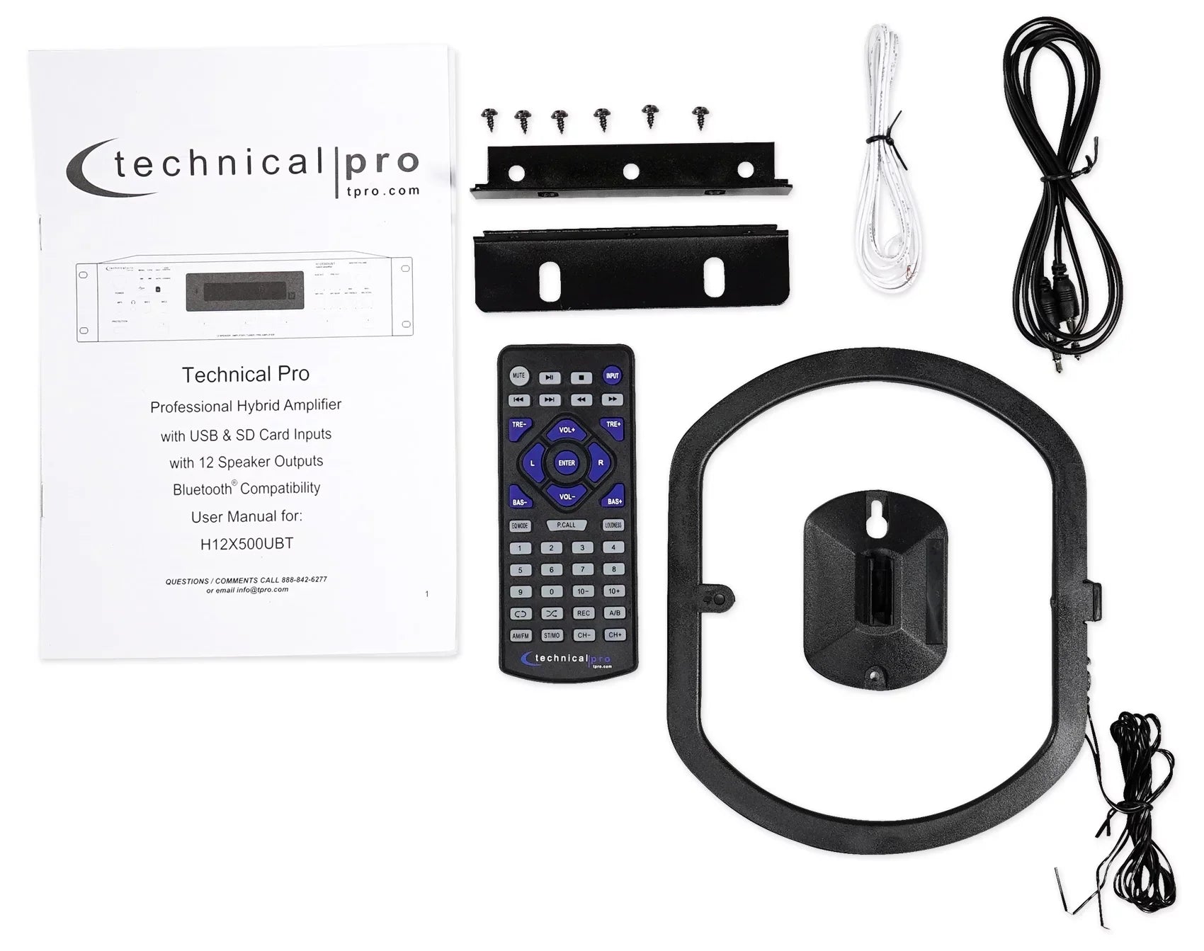Bluetooth Wall Pro 6-Zone Theater Home 6000w Speakers Receiver+(6) Technical