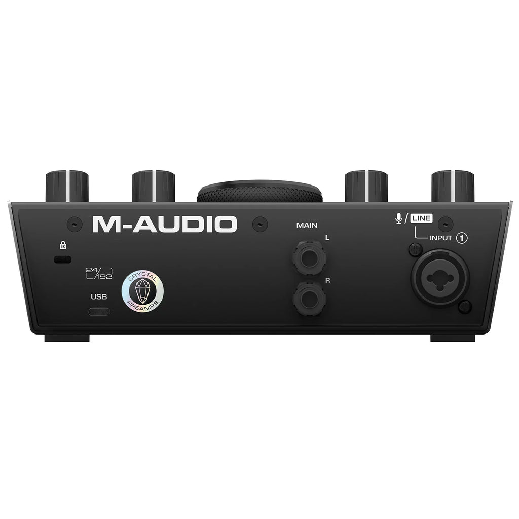 with 24/192 Package 192 Interface & M-Audio 4 Numark USB Microphone | 2-In/2-Out Audio AIR Headphones