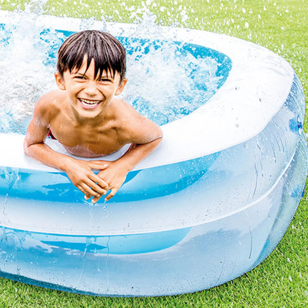 Splash Center, Blue x White Center Swim Play & 5.75' Kool 8.5' with Intex