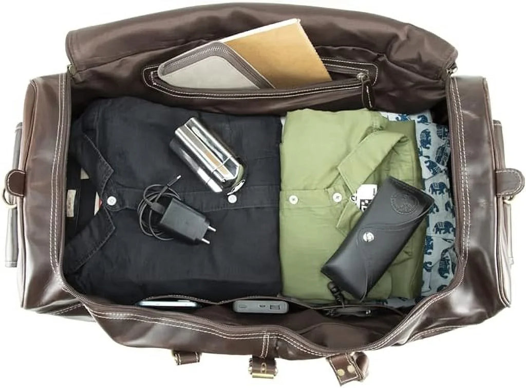 Gym Leather Bag Buffalo Vintage Leather Weekender Hulsh Holdall Overnight Duffle 24 for Bag Style Top Classic Travel Sports Men Bag Grain inches Bag