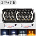 Cherokee LED Lo Pair Headlight Beam 400W DRL 5x7" 7x6" XJ Jeep Chevrolet For Hi