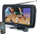 Control Stand Kids For Small Portable Battery Monitor Wireless Tyler Travel In Capability Built Powered Input, USB, Car Remote AC/DC, TV LCD Rechargeable HD-TV, 7" HDMI (Refurbished)