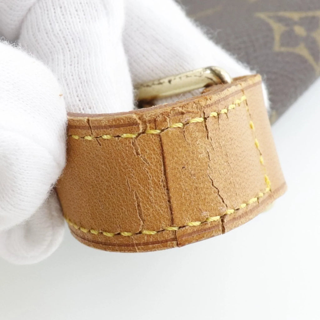 Musette Brown Vuitton Bag Shoulder Women's Canvas (Fair) LOUIS Louis VUITTON M51256 Monogram AS0071 Pre-Owned