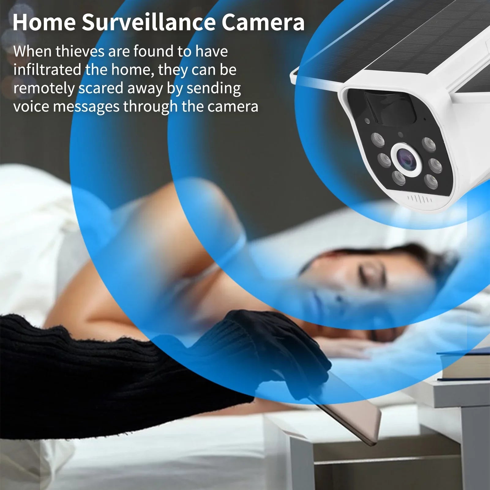 Folding Mobile Andoer Home Camera 4G PIR Standby Detects Battery Camera 1080P Phone Compatible with Computer IP66 WiFi Waterproof 2-Way Motion Long Solar Audio with with Rechargeable