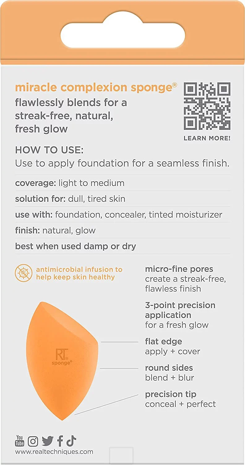 1 Techniques of Complexion 4) ea (Pack Real Sponge Miracle
