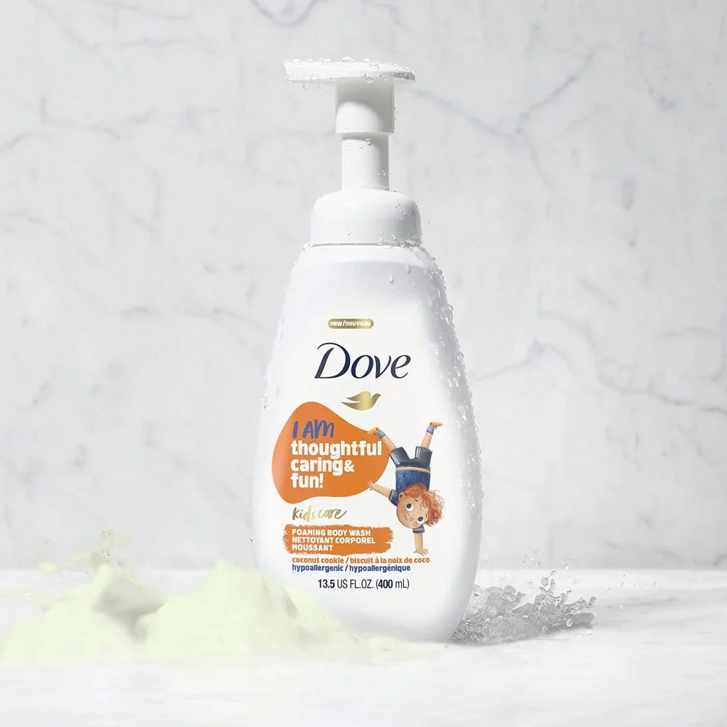Fl Care, Oz, 13.5 Kids 4. Wash Foaming Coconut Skin Body Dove Sulfate-Free For Cookie Of Pack