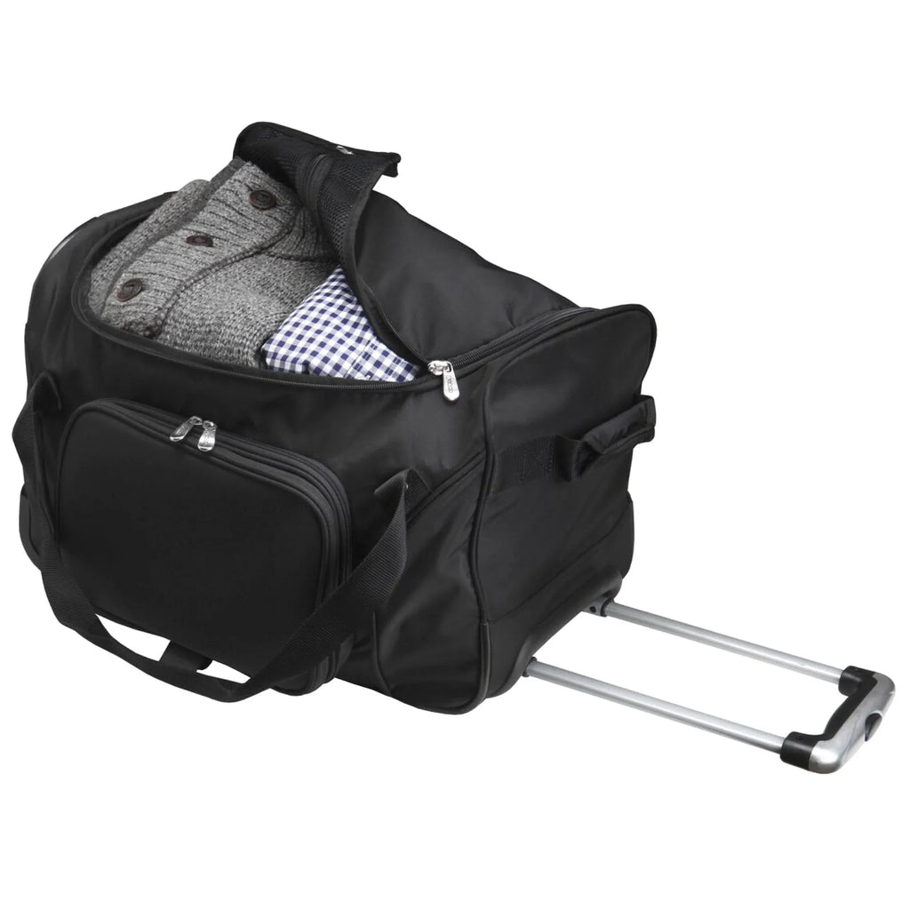 Duffel Bag New 22" Black MOJO York 2-Wheeled Mets