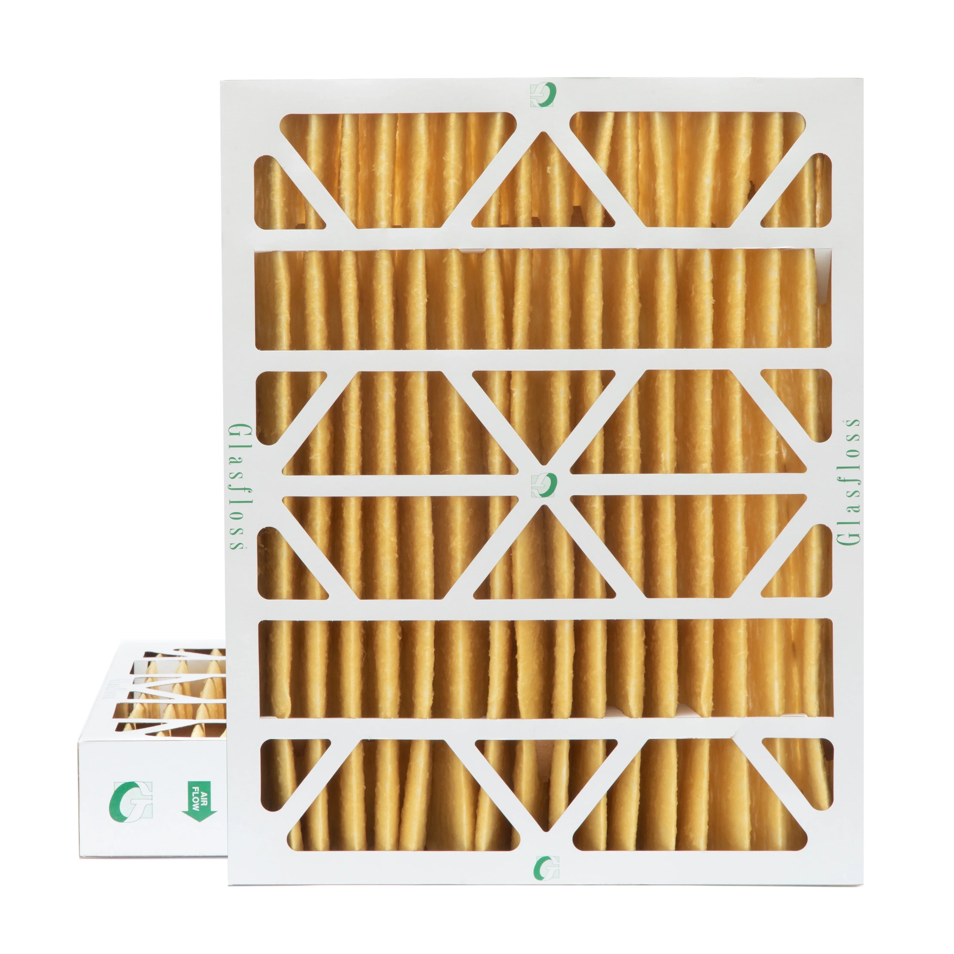 MERV Pack Air Pleated x x 23-1/2 11 Filters by 4" 18x24x4 2 Actual 3-3/4 17-1/2 of Glasfloss. Size: Inch