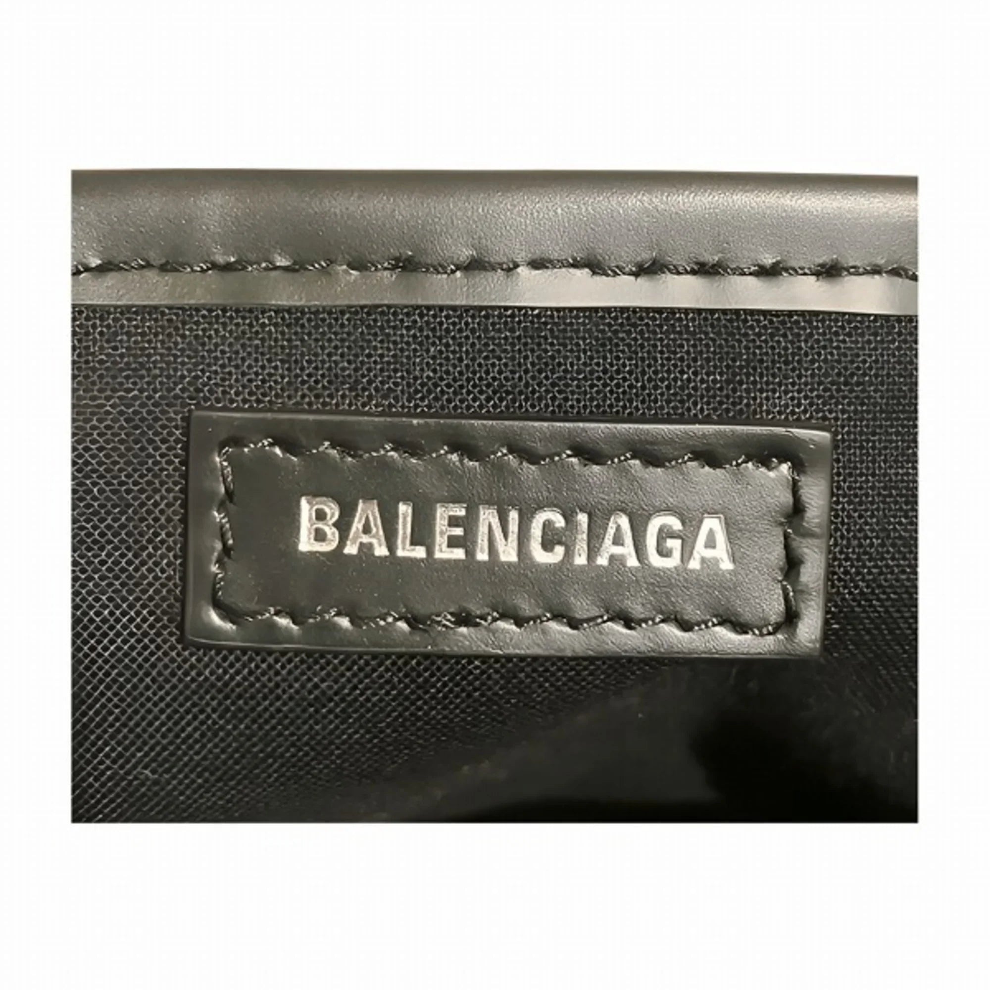 Balenciaga Navy Ladies Handbag Bag Shoulder Cabas 390346 2WAY Pre-Owned (Good) XS