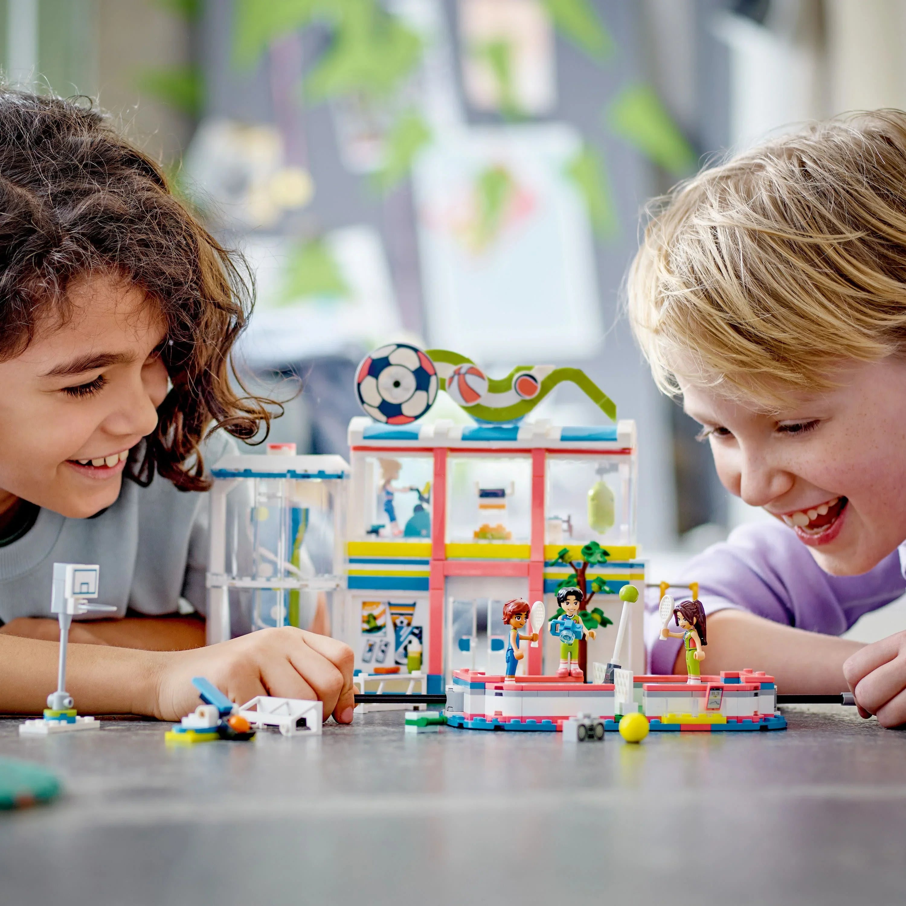 and and Gift Games, Football, and Girls A 41744 Set Friends Sports Fun Sports Play Boys LEGO for and Building up, Includes Who Love Pretend Center for Toy Basketball 8 Tennis Kids Ages